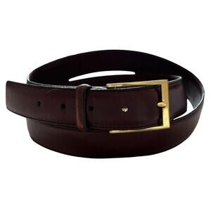 BRIGHTON 36113 ANILINA Brown men's leather belt Men’s sz 42